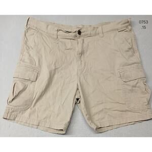 Croft & Barrow (40) Men's Beige Khaki Cargo Chino Shorts